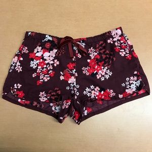 Loft Sleepwear Drawstring Shorts Sz S